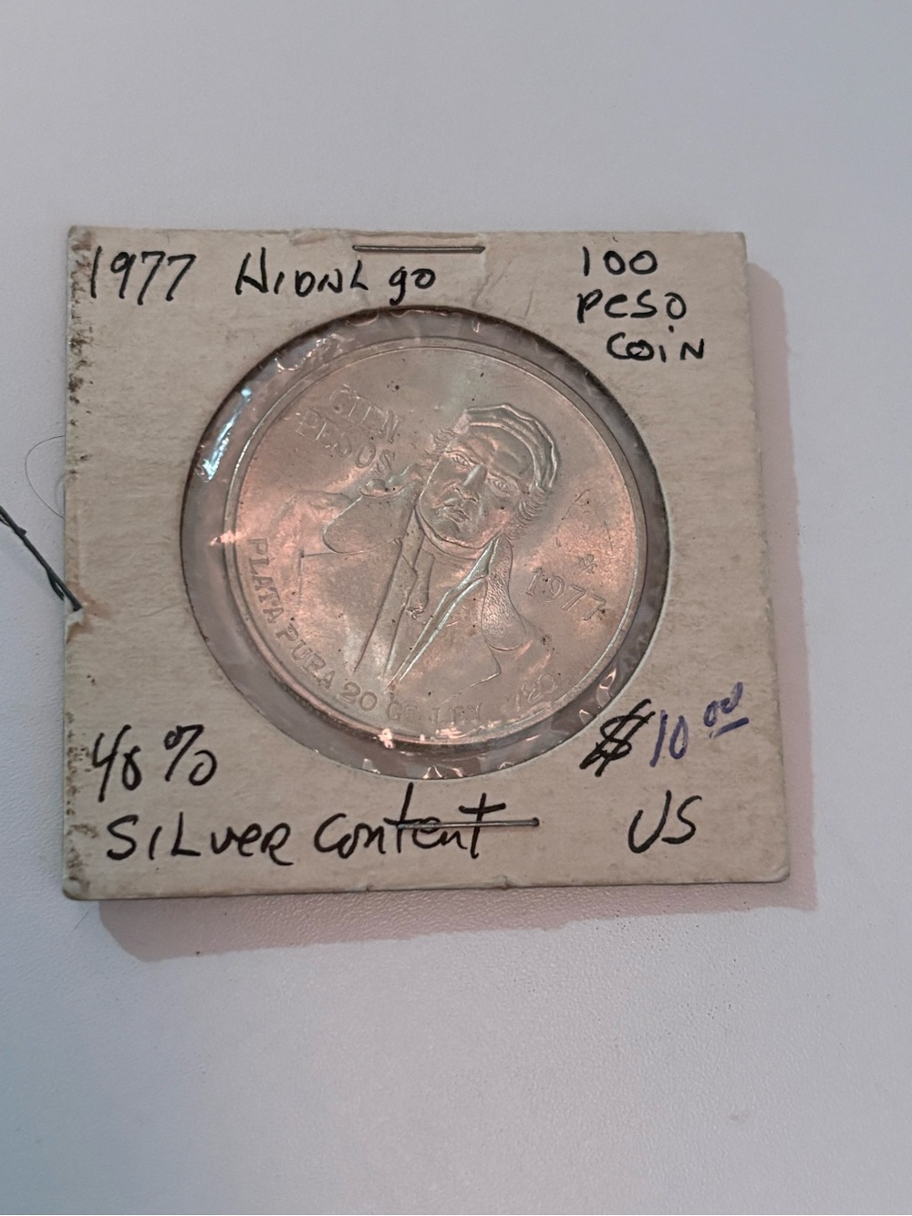 1977 Commemorative Silver Coin - Silver Tone